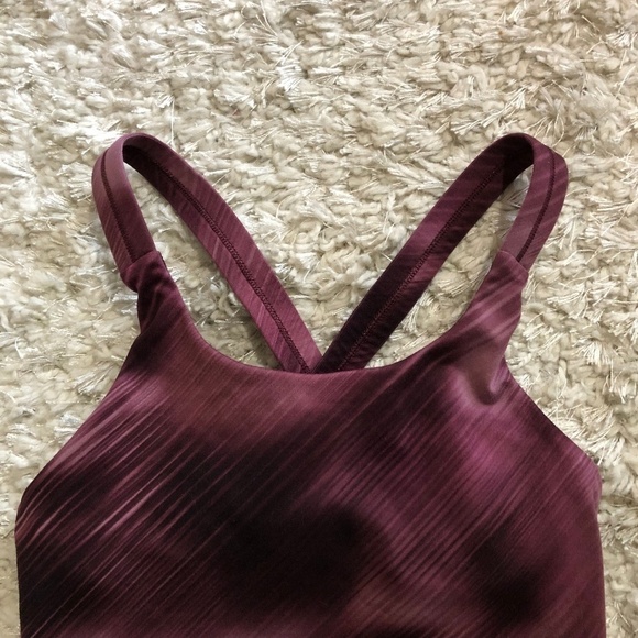 Athleta Alpine Optimism Maroon Tank Top - Picture 3 of 8